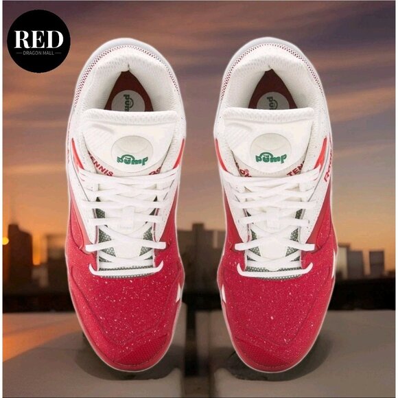 Reebok Court Victory Pump Red Leather Sneakers Shoes - Men\'s Size 9 main image 9